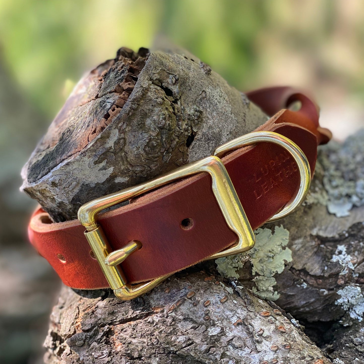 Braided Latigo Collar in Tan