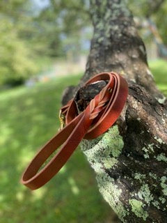 Signature Braided Leather Leash