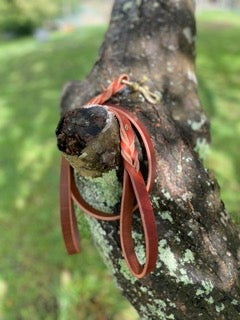 Signature Braided Leather Leash