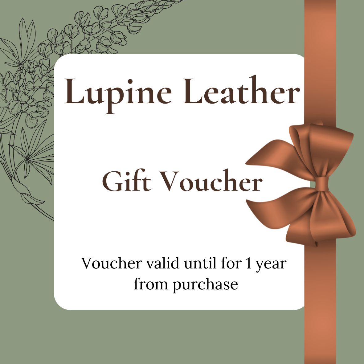 Lupine Leatherworks Gift Voucher